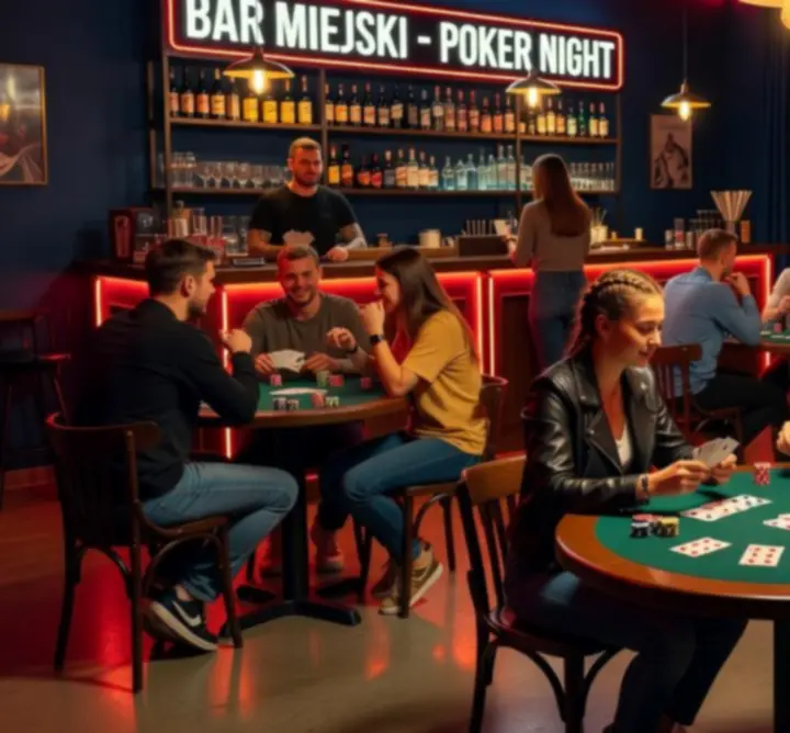 Rezerwacja sali pokerowej w klimatycznym barze